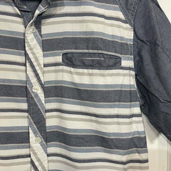 2/$30 Native Code Short-Sleeve Striped Shirt Men’s M - Picture 3 of 5